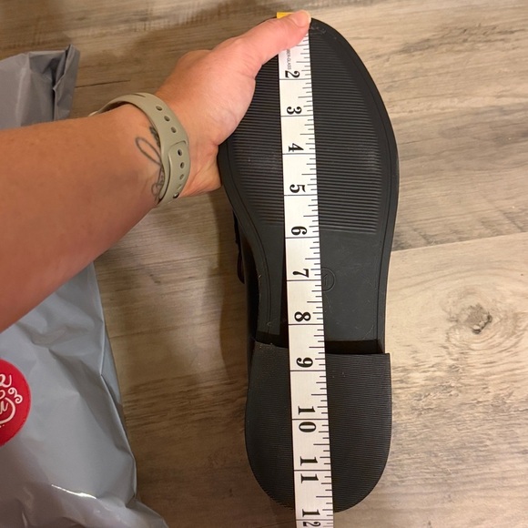 A new day womens loafers 11 shoes black slip on memory foam lug sole NWT Jordan - Picture 6 of 7